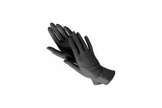 Перчатки нитриловые  Foxy Gloves 3,5 гр.ЧЕРНЫЕ S 1/50пар