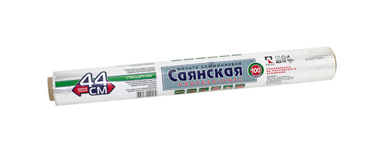 Фольга 100м*440см 9мкм, Стандартная Саянская 1/8